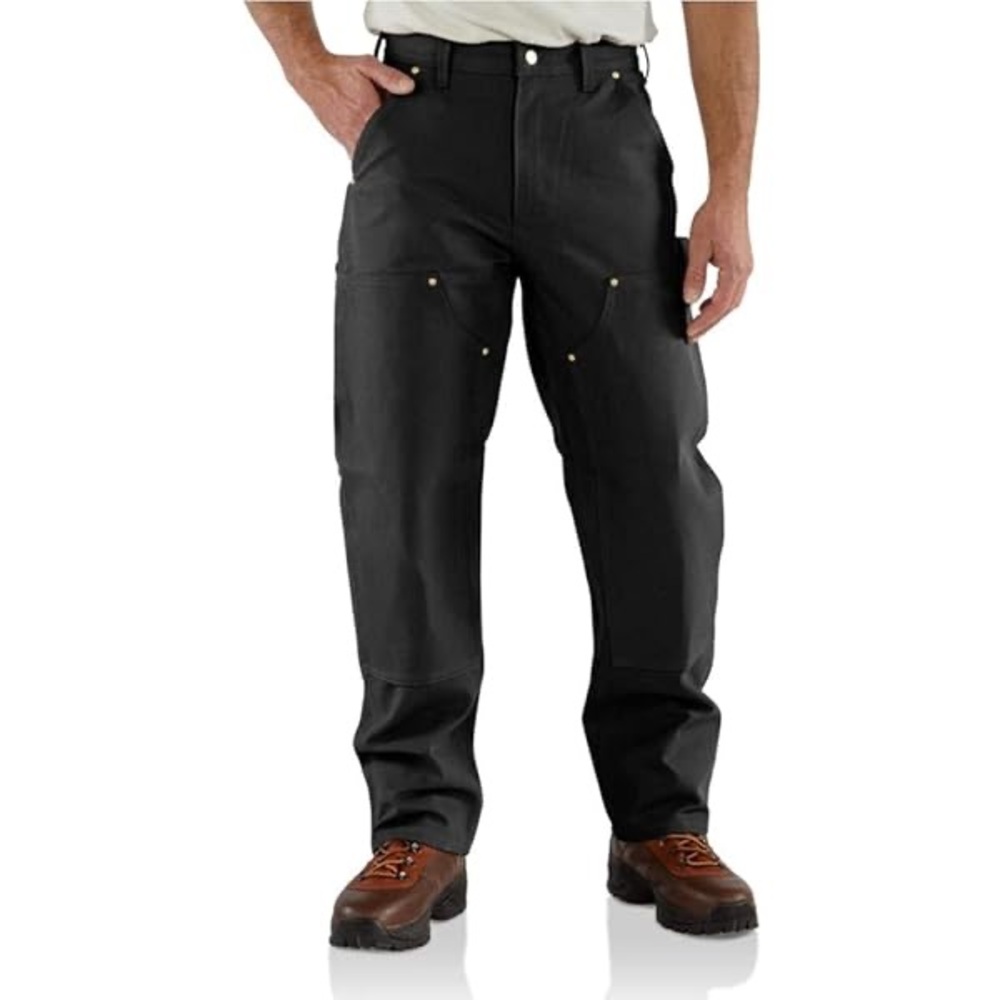 Carhartt Men's LOOSE STRAIGHT WASHED DUCK DOUBLE-FRONT DUNGAREE